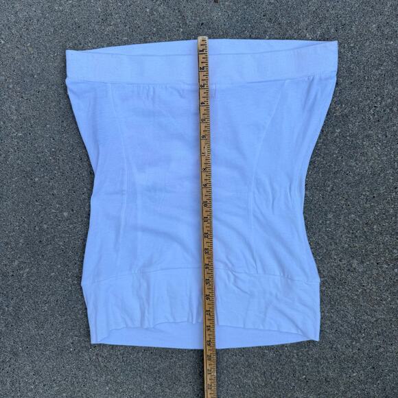 Vintage Y2K 90s Baby Phat White Strapless Tube Top Kangaroo Pocket Retro Hip Hop - Picture 7 of 7